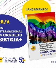 CFP lança Referências Técnicas para atuação profissional em políticas públicas para a população LGBTQIA+
