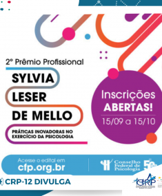 Inscrições abertas para o Prêmio Profissional Sylvia Leser de Mello