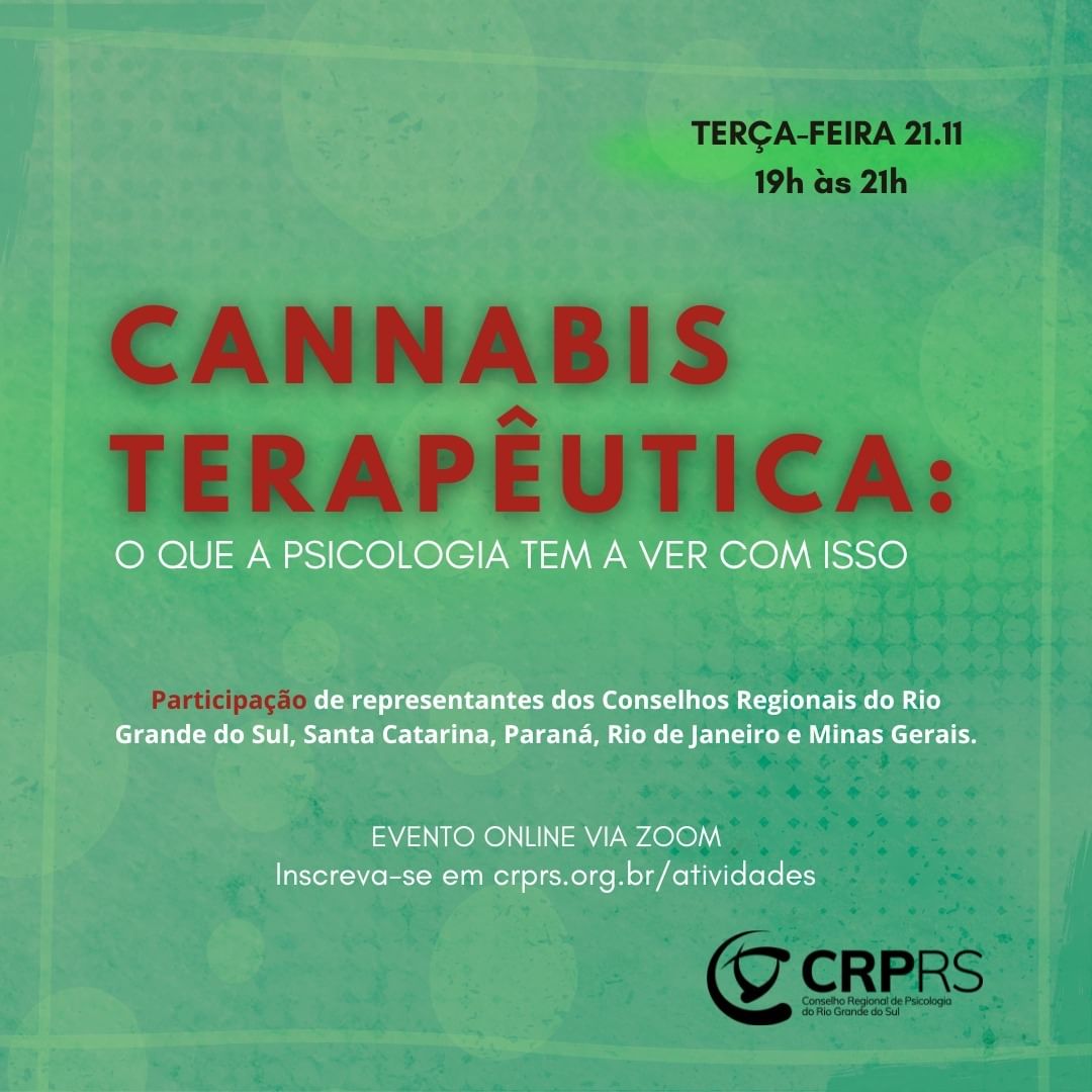 CRP-12 participa de evento sobre Cannabis Terapêutica