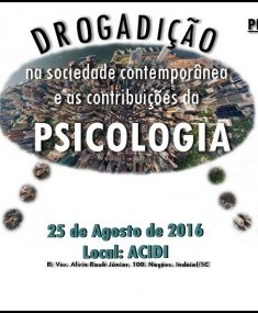 Drogadição na Sociedade Contemporânea e as Contribuições da Psicologia