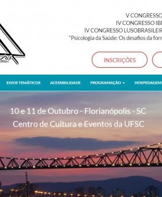 Em outubro: V Congresso Brasileiro de Psicologia da Saúde em Florianópolis 