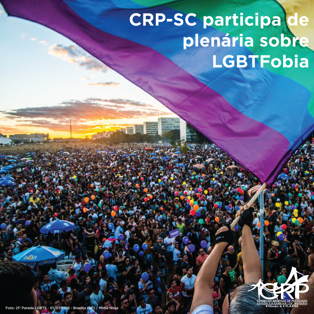 CRP-SC participa de plenária sobre LGBTFobia